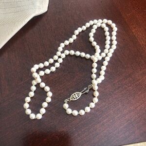 Vintage Faux Pearl Necklace